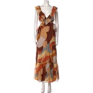 Sir. Printed Long Multi Dress Size 1